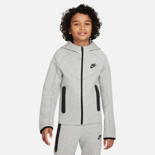 NIKE SPORTSWEAR TECH FLEECE BOYS' FULL-ZIP HOODIE