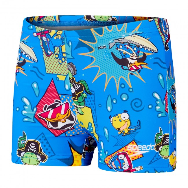 Speedo boys learn to swim allover aquashorts Sportland