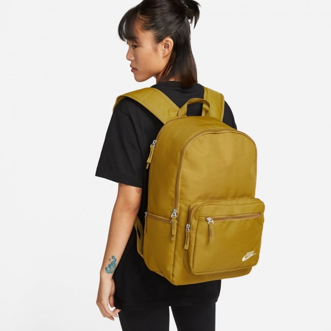 Nike heritage backpack yellow sale
