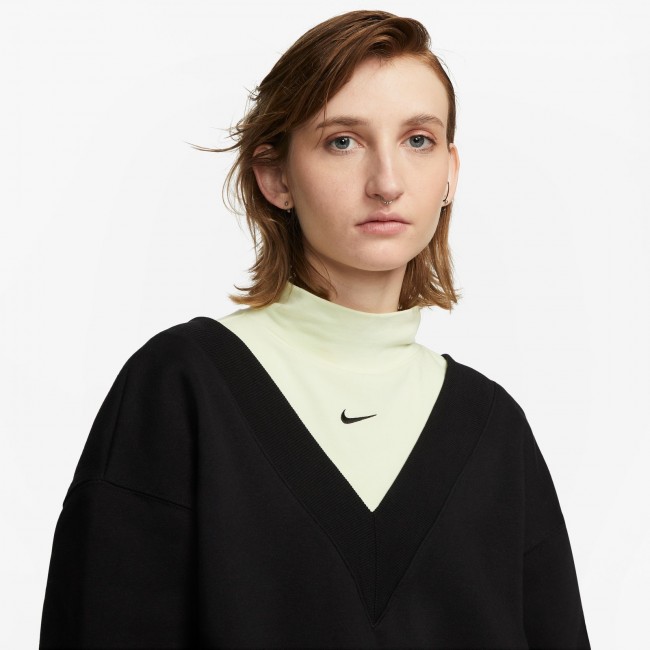 Nike sportswear phoenix fleece women s oversized v neck sweatshirt Sportland